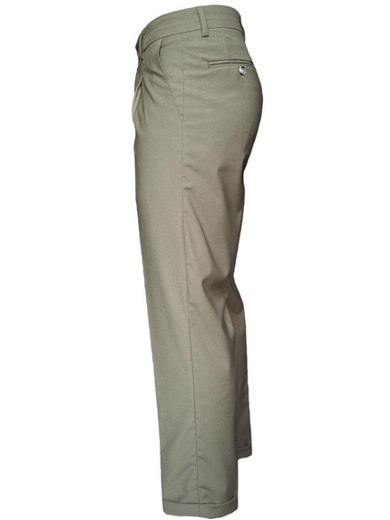Pantalone MR414 con pence e risvolto