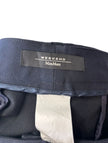 Pantaloni eleganti vita taglio dritto con chiusura decentrata con bottone
