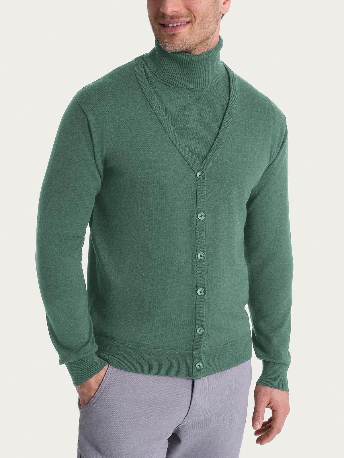 CARDIGAN U854MI IN MAGLIA UNITA