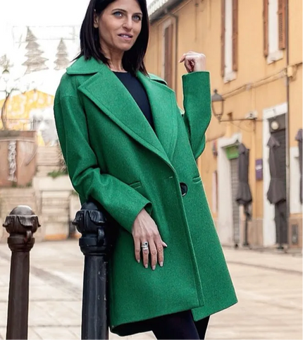 Cappotto Donna Monopetto Un Bottone Over Fit CHIARULLI