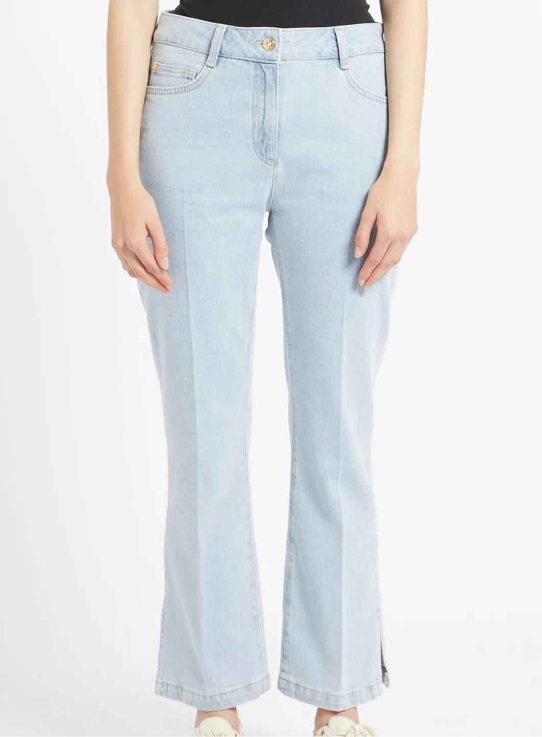 Pantalone modello jeans mini-flare PENNYBLACK