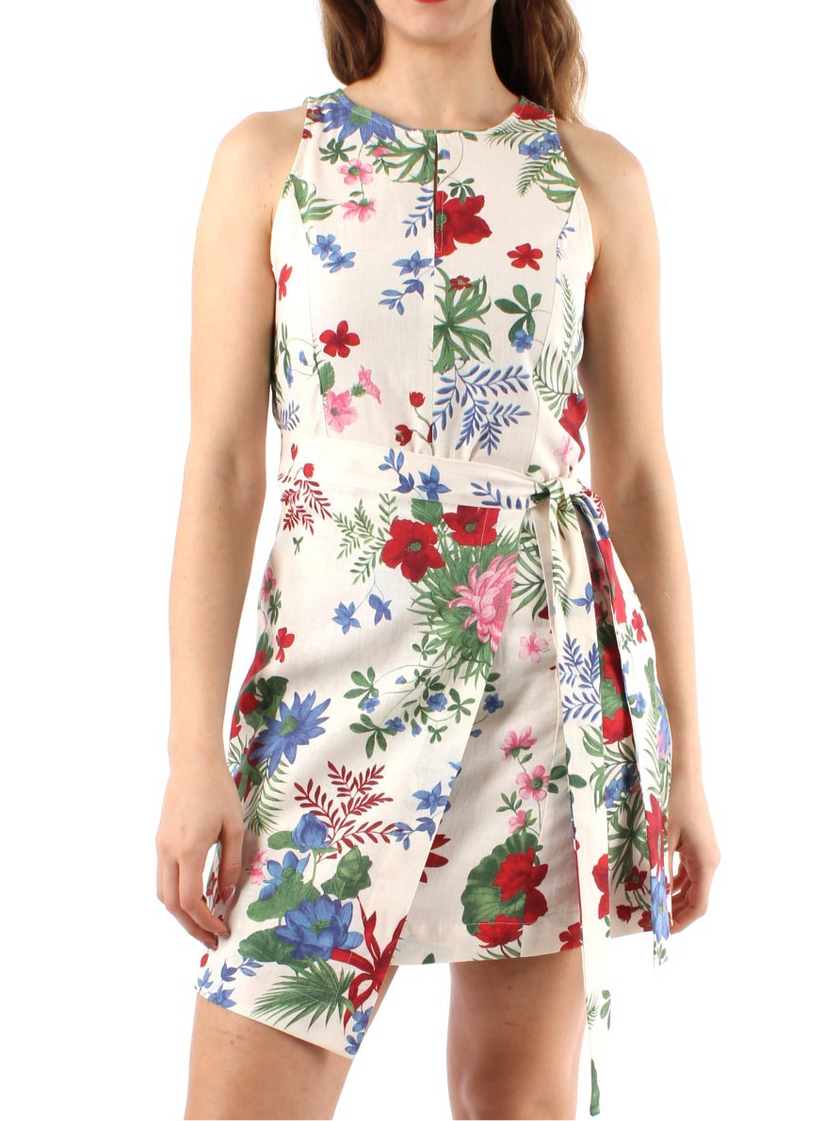 Abito Corto con Fantasia a Fiori EMME MARELLA