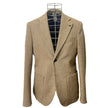 Giacca 1344F FOCA 2 Bottoni con Rever Classico ALTATENSIONE, Cammello — vista frontale | WEMAX