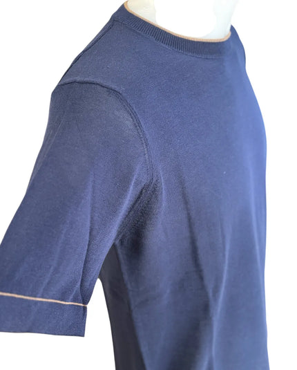 T-Shirt con Bordino a Contrasto RETOIS