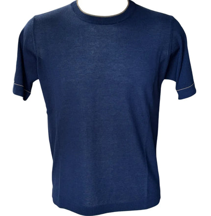 T-Shirt in Filo con Elastico ai Bordi RETOIS