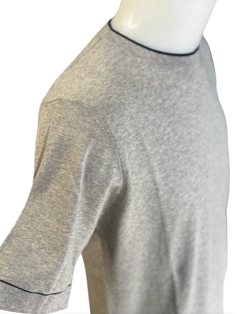 T-Shirt con Bordino a Contrasto RETOIS