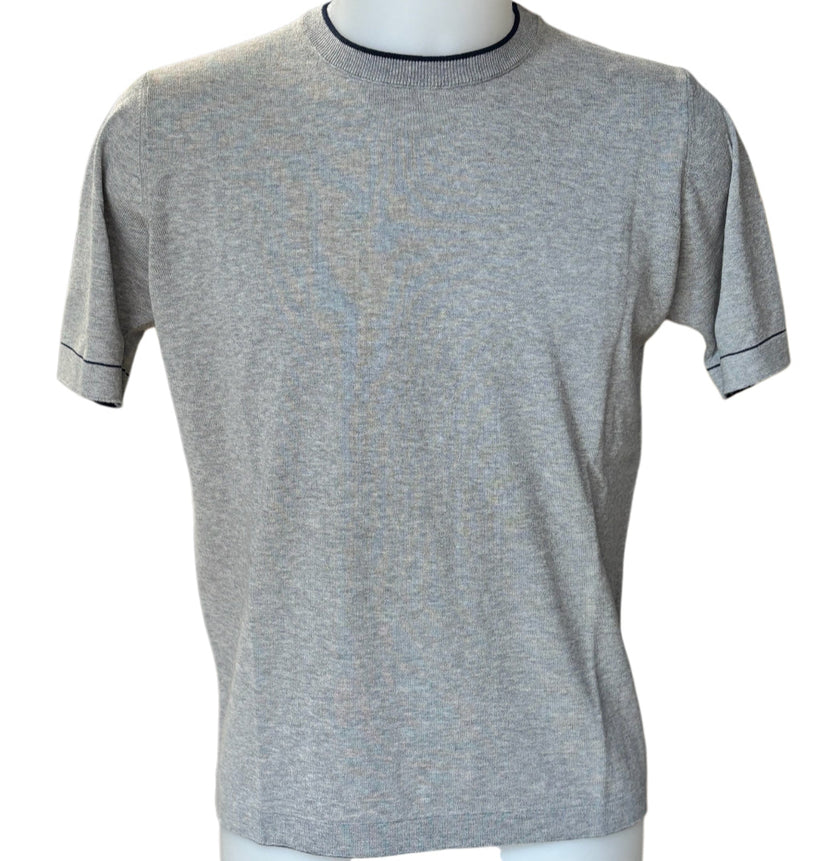 T-Shirt con Bordino a Contrasto RETOIS