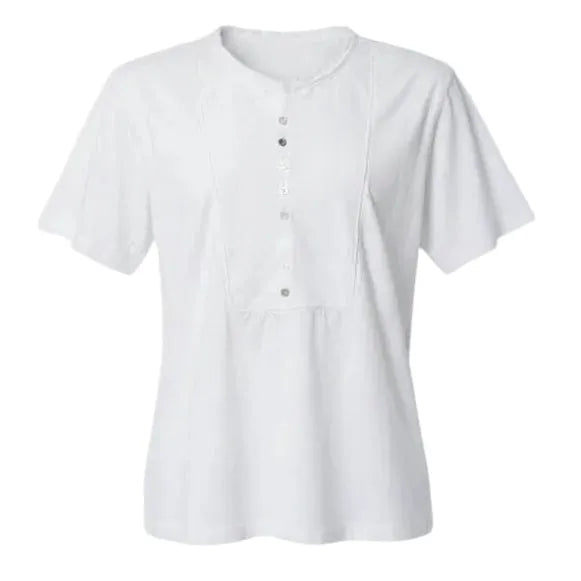 Maglia Girocollo con Bottoni