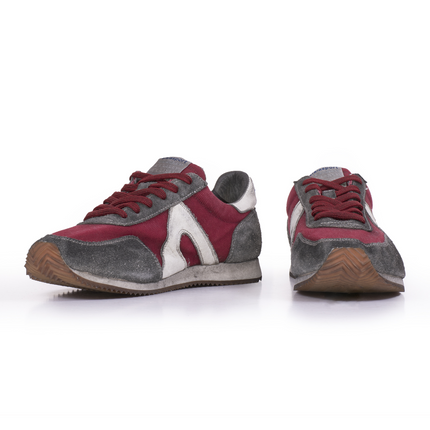 Sneakers 10014 in tessuto stone wash