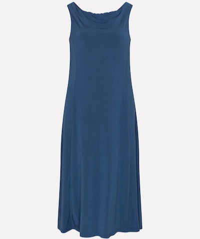 Abito Lungo Basic con Scolloabarca MORE