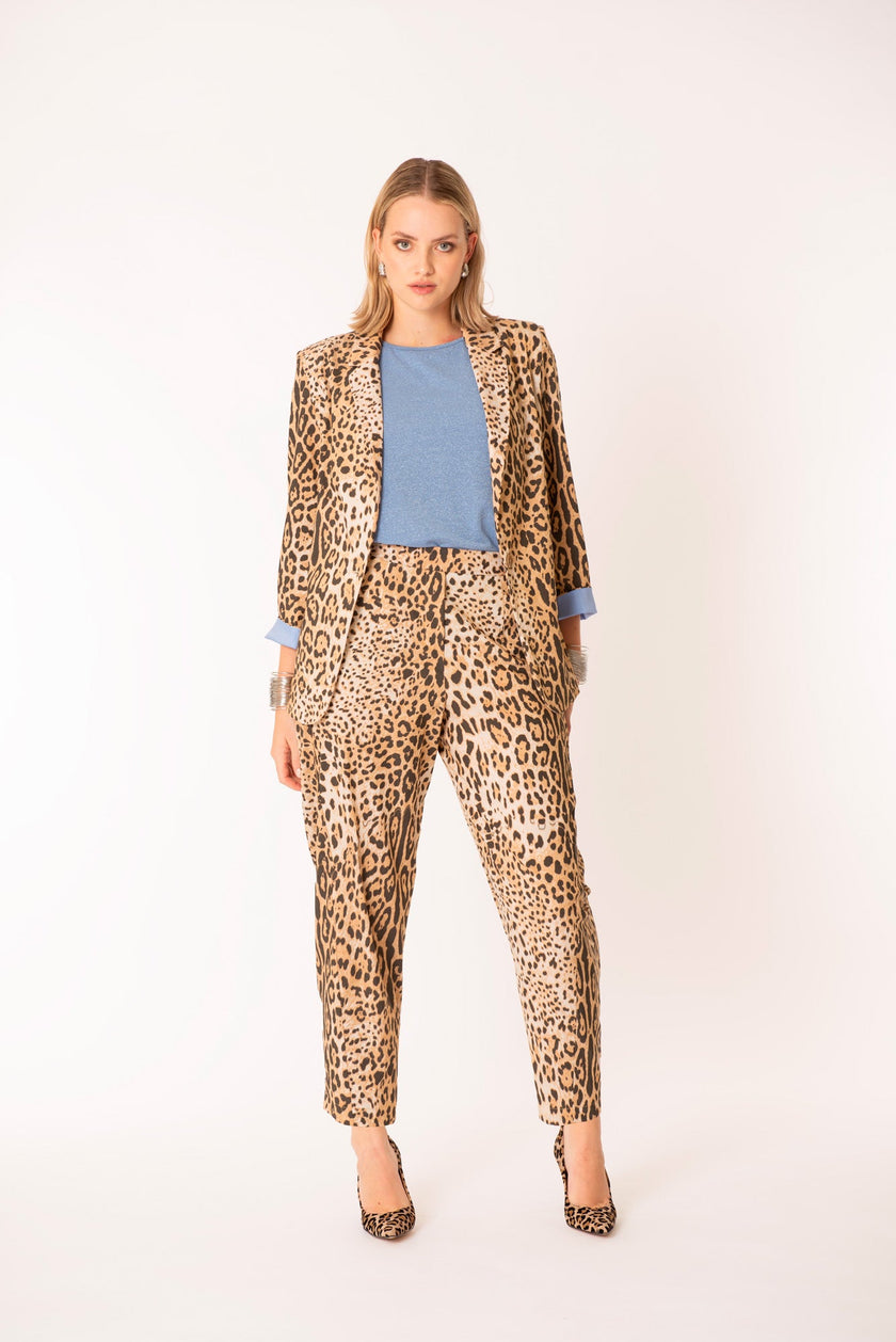 T-shirt Lurex a Manica Corta con Rouches MORE