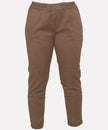 Pantalone con Elastico in Vita e Risvolto MORE