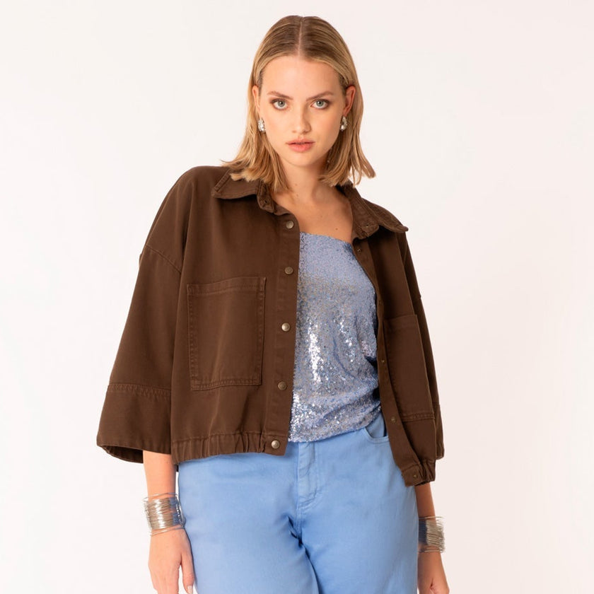 Giacca Camicia a Mezza Manica MORE