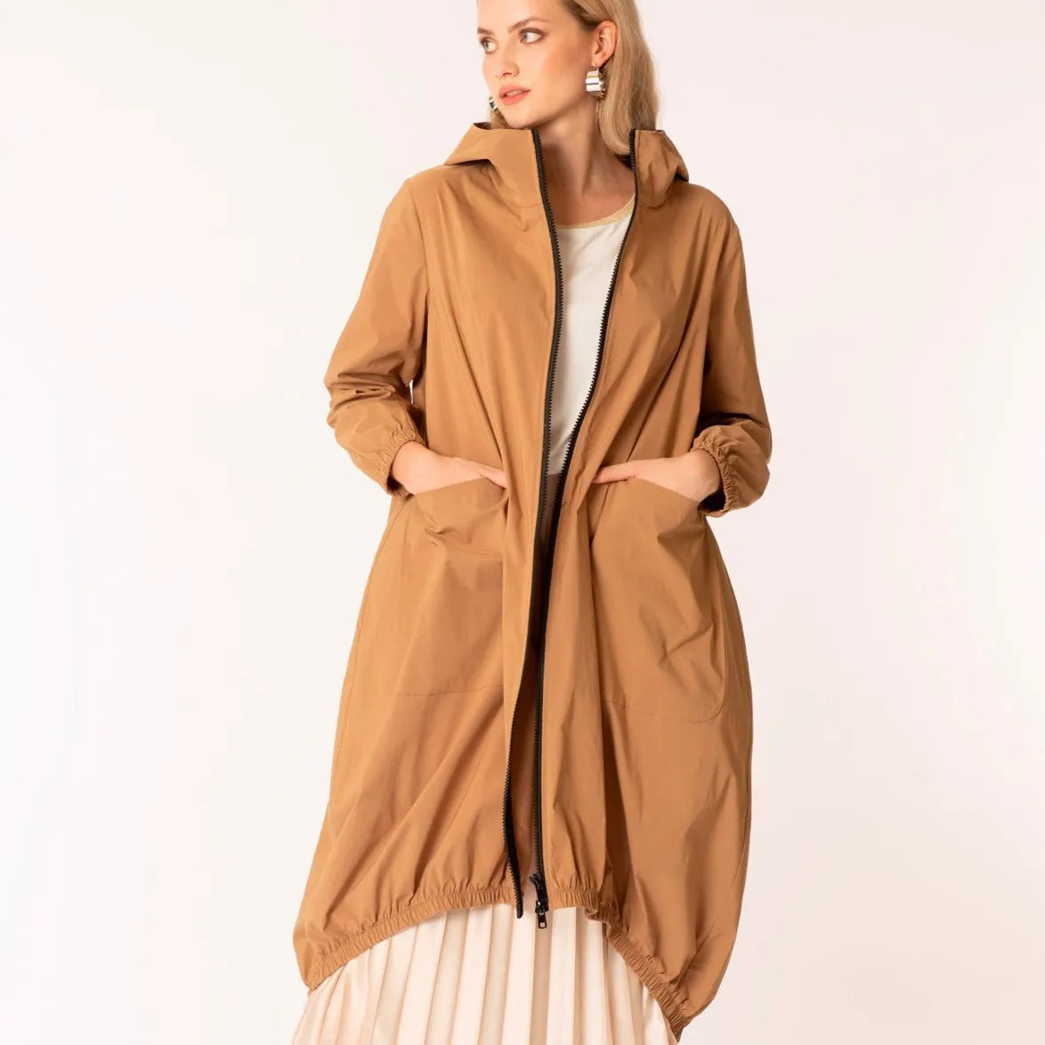 Giubbino Parka Lungo con Cappuccio MORE