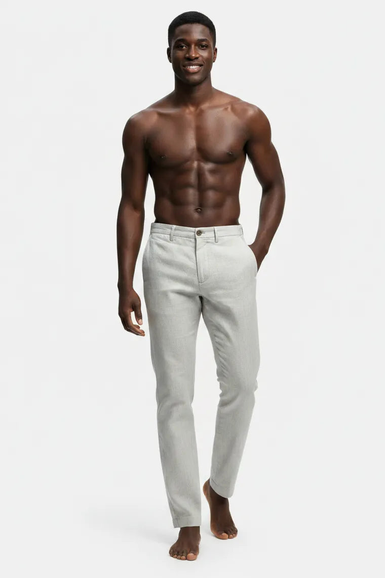 PANTALONE IN LINO