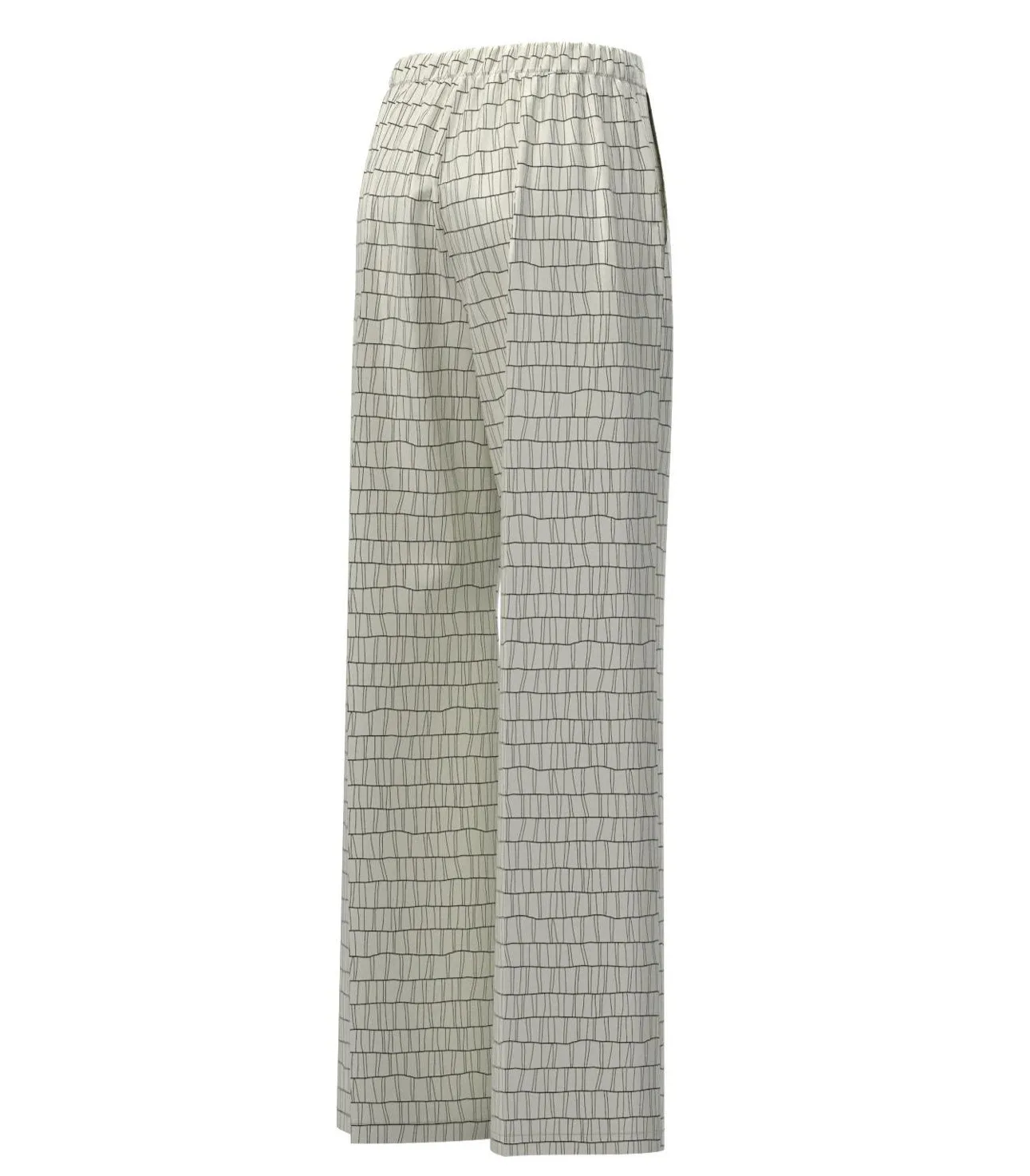 Pantalone in twill fluido a fantasia EMME MARELLA