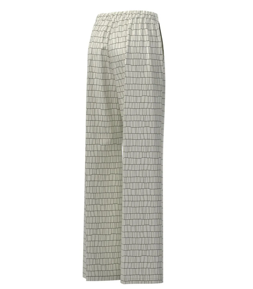 Pantalone in twill fluido a fantasia EMME MARELLA