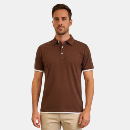 POLO PE 127H CON BORDI A CONTRASTO