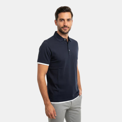 POLO PE 127H CON BORDI A CONTRASTO