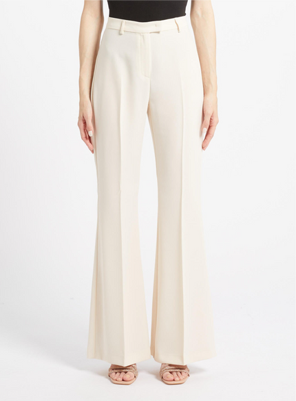 Pantalone taglio flare in envers satin opaco PENNYBLACK