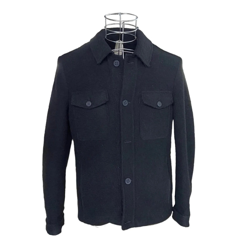 Giacca 4105CERVO Militare in Lana Cotta ALTATENSIONE, Verde — dettaglio tessuto | WEMAX