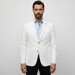 Giacca GI01 slim 2bottoni con tasca a toppa e rever classico