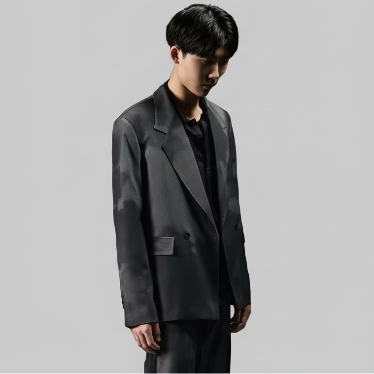 GIACCA 1583Z Tornado SEMI DOPPIO PETTO RELAXED SFUMATA