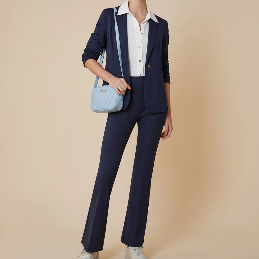 Giacca basic slim fit con un bottone