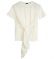 T-Shirt Basic Girocollo con Nodo Anteriore PENNYBLACK