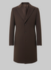Cappotto lungo T409M5864 Taglio Vivo