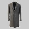 Cappotto CP05TPV250 Uomo Monopetto Tessuto Spigato Rever a Lancia