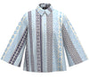 Camicia Fantasia Geometrica con Manica 3/4 Svasata EMME MARELLA