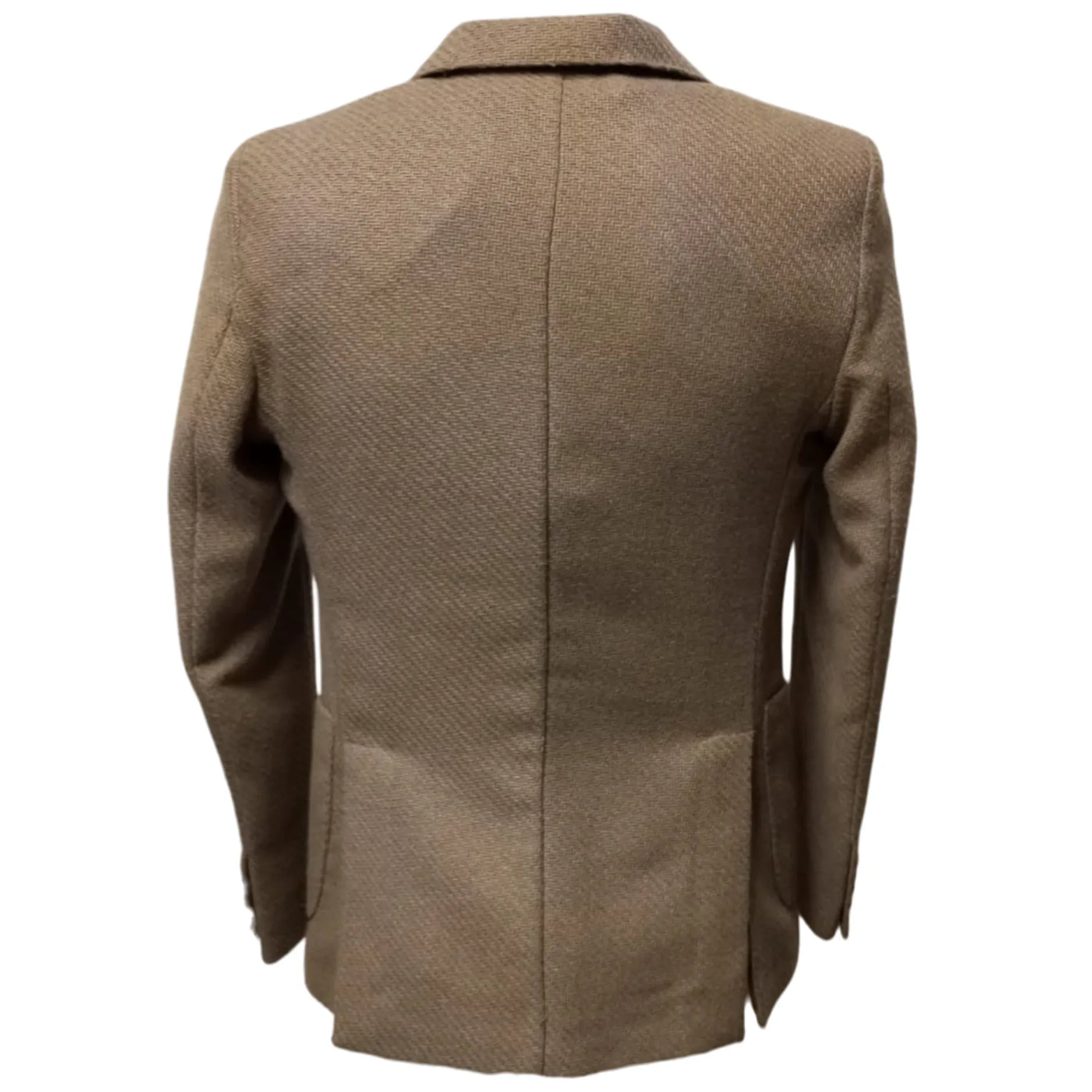 Giacca 93161 Slim 2 Bottoni Tessuto Diagonale