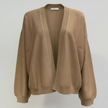 Cardigan aperto con maniche a palloncino