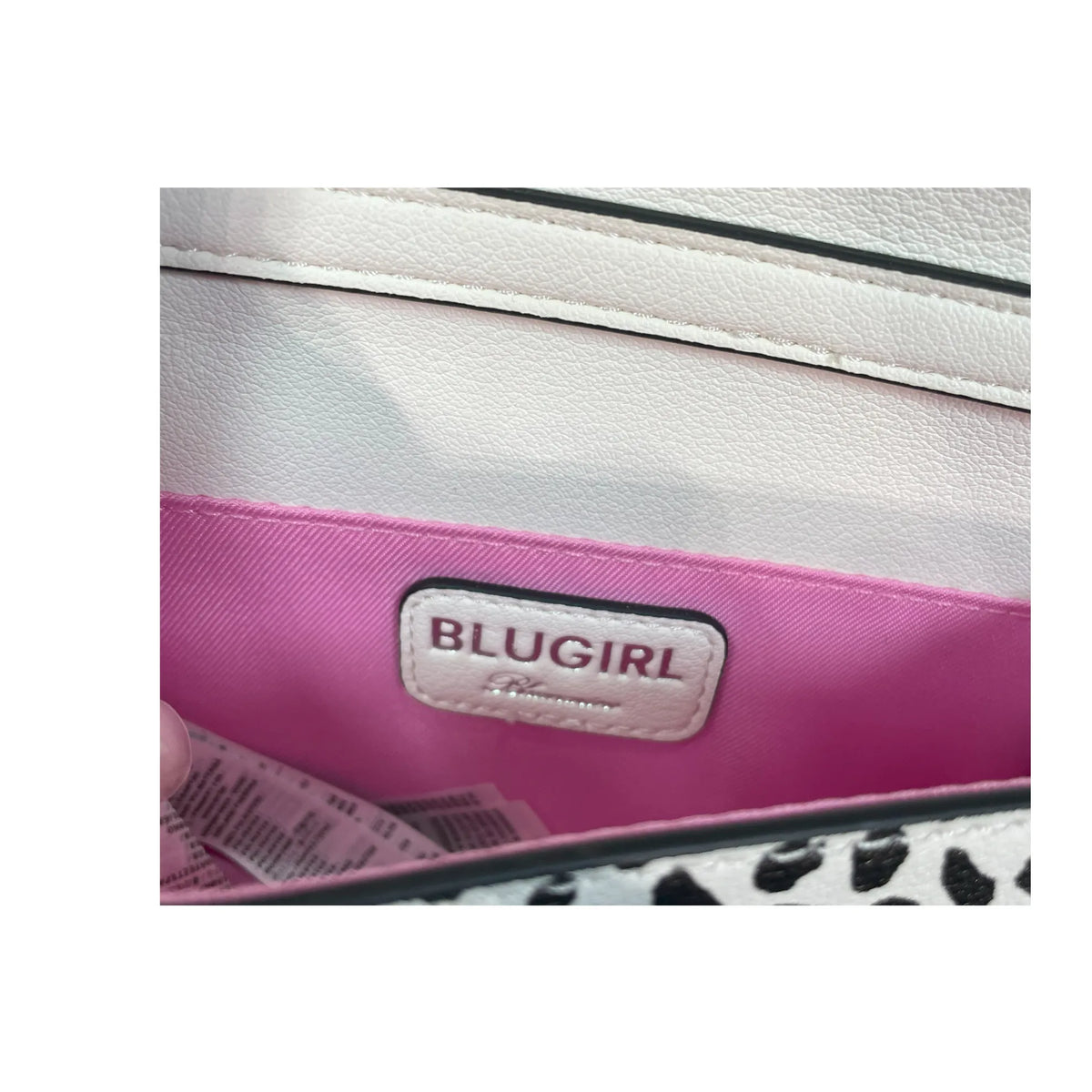 Borsa BLUGIRL, Bianco — dettaglio tessuto | WEMAX