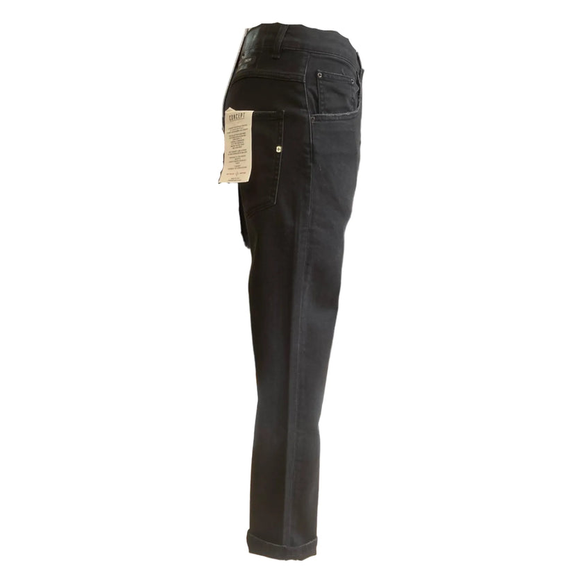 Jeans 5 Tsk Capsule Edition CONCEPT CAMOUFLAGE, Nero — dettaglio tessuto | WEMAX