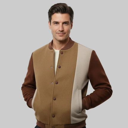 Giubbotto Uomo Bomber Bicolore