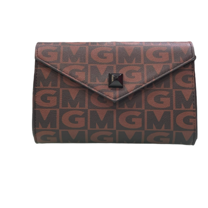 Borsa clutch in eco pelle