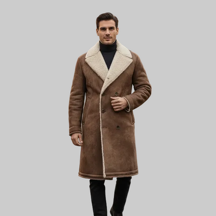 Cappotto 11390737 Montone Lungo Doppio Petto