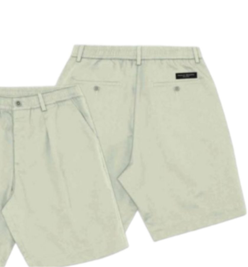 Bermuda con elastico in vita e pance PAOLO PECORA