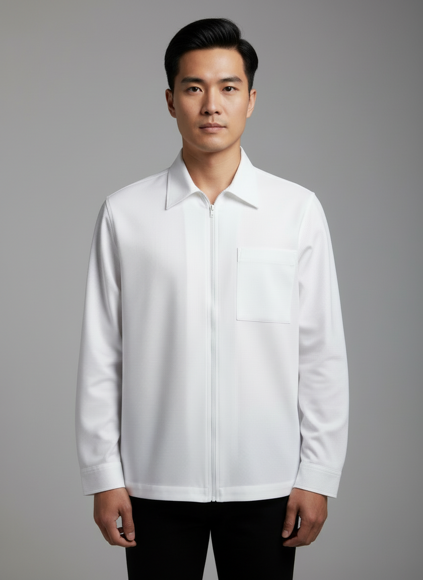 CAMICIA 3377 Allarme FIT RELAXED CON ZIP