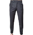 Pantalone con risvolto ed elastico in vita ELIO SANTINI