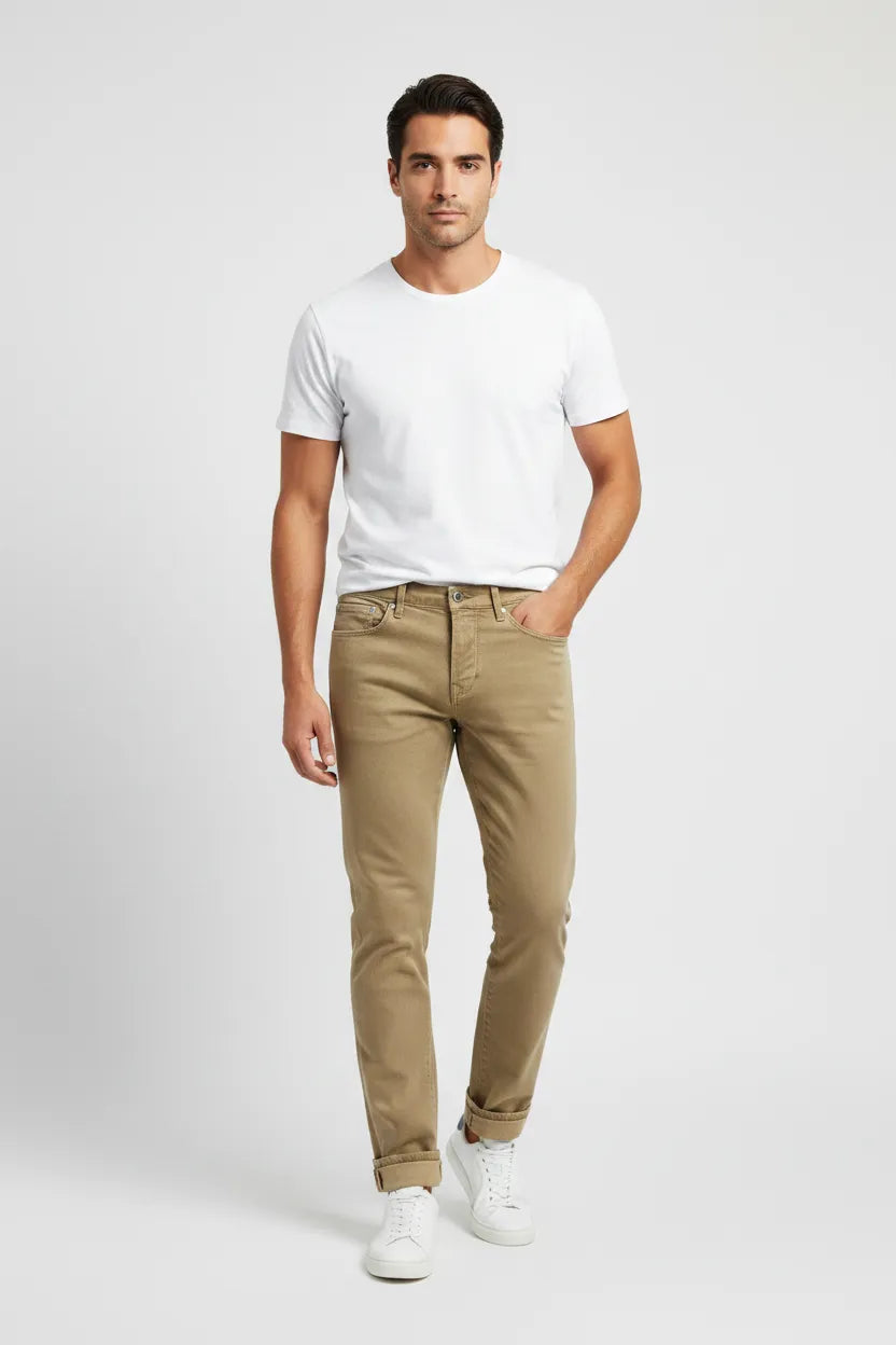 PANTALONE SLIM FIT 5 TASCHE
