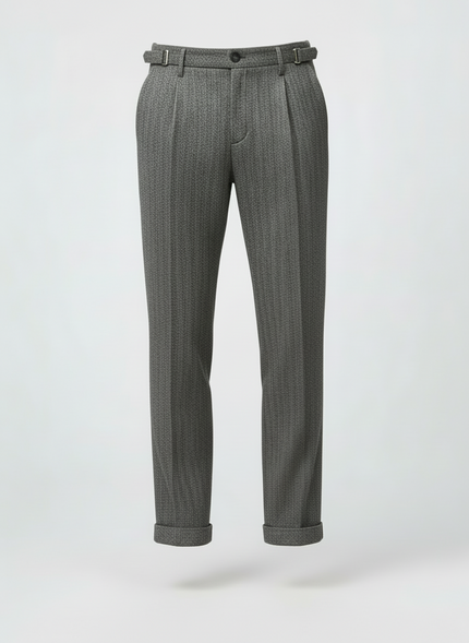 PANTALONE 2651R Volo SPIGATO CON FIBBIE