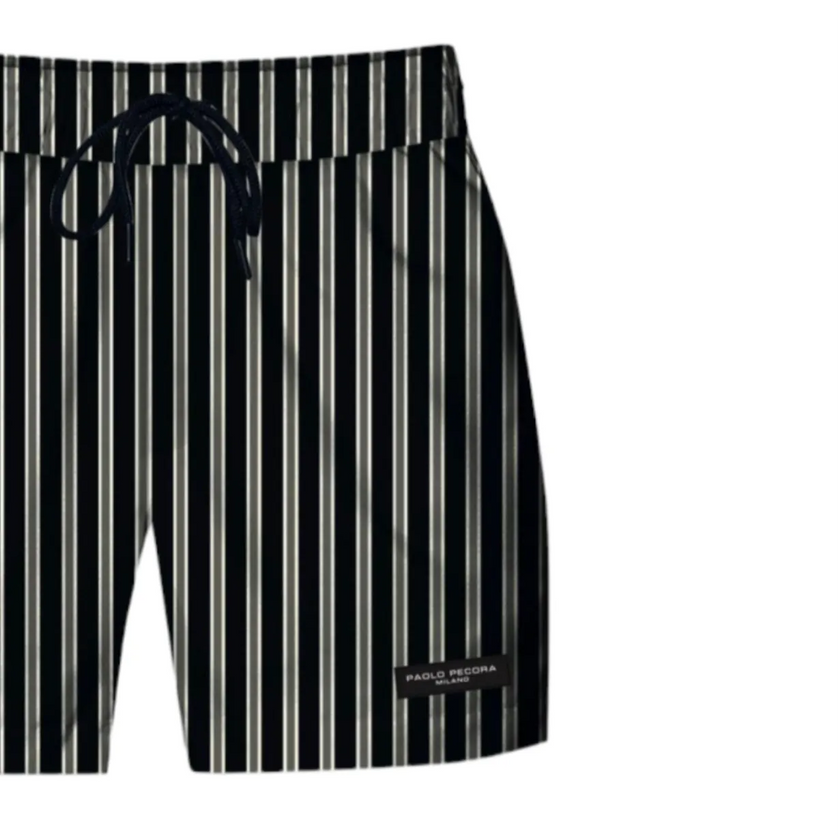Costume boxer con laccio e logo PAOLO PECORA