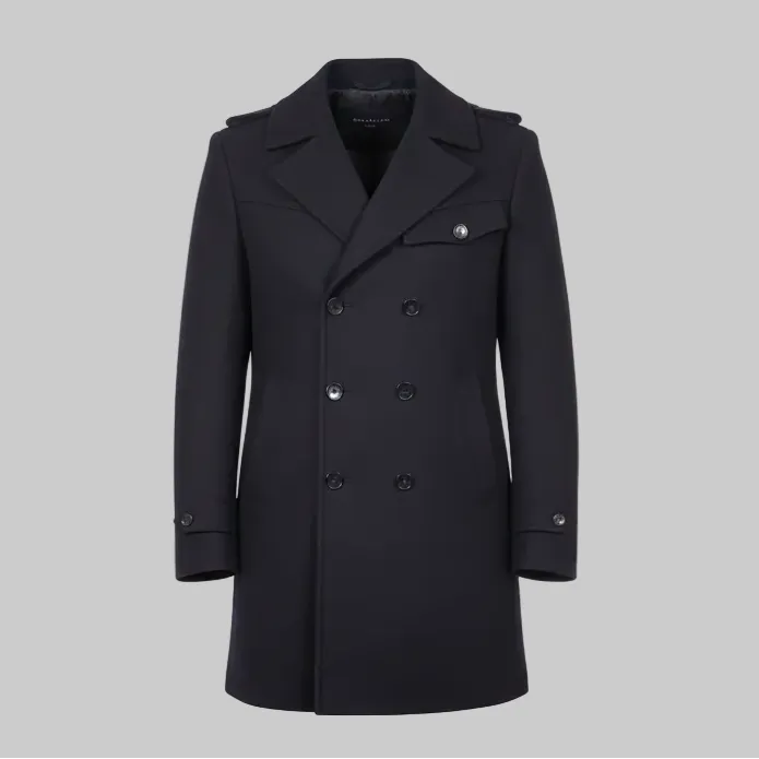 Cappotto 0463106384 Doppio Petto Pattine alle Spalle