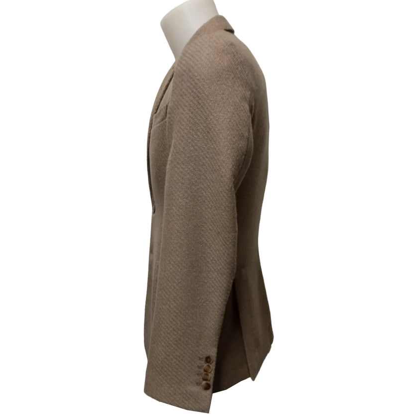 Giacca 93161 Slim 2 Bottoni Tessuto Diagonale