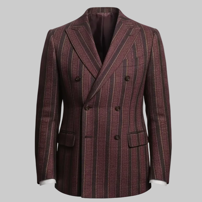 Giacca FF3896 Doppio Petto Gessata