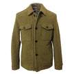 Giacca 4105CERVO Militare in Lana Cotta ALTATENSIONE, Verde — vista frontale | WEMAX