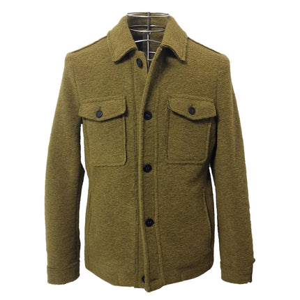 Giacca 4105CERVO Militare in Lana Cotta ALTATENSIONE, Verde — vista frontale | WEMAX